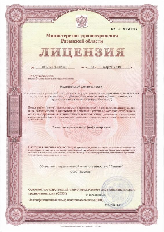 Лицензия